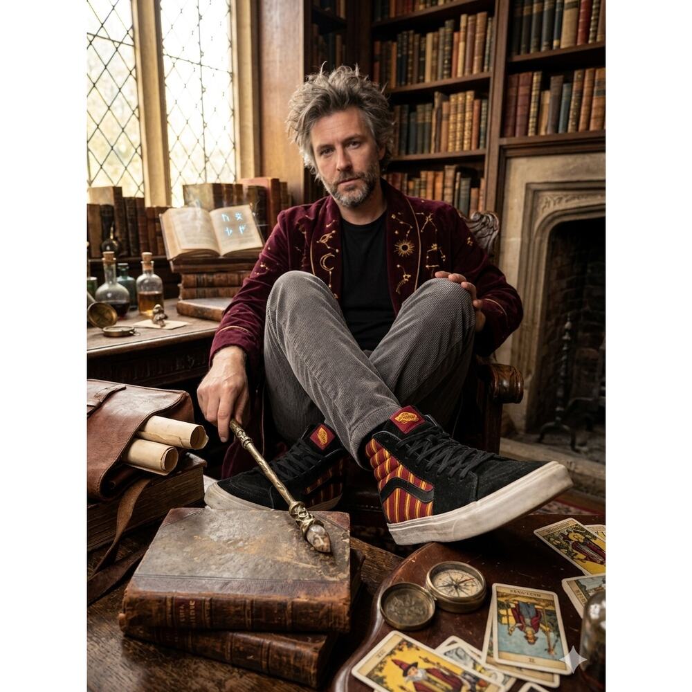 Vans Gryffindor‎ Harry Potter Collab Sk8 Hi- Size 7 Mens